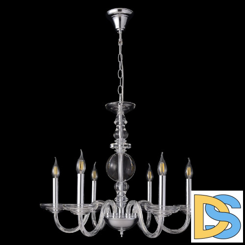 Подвесная люстра Crystal Lux ARABESQUE SP6 CHROME
