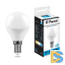 Лампа светодиодная Feron E14 7W 6400K Шар Матовая LB-95 25480