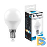 Лампа светодиодная Feron E14 7W 6400K Шар Матовая LB-95 25480