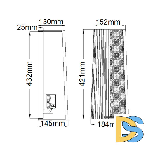 Настенный светильник Kichler Linara QN-LINARA1-BK