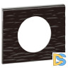 Рамка 1-постовая Legrand Celiane Corian чёрный рельеф 069021