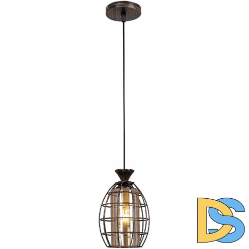 Подвесной светильник Reluce 03525-0.4-01 BK+GD