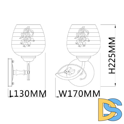 Бра Escada Anemone 1121/1A