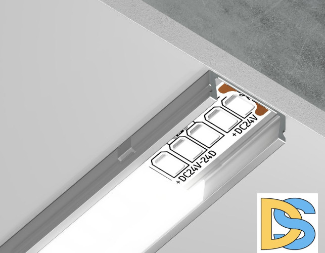 Алюминиевый накладной профиль Ambrella Light Alum Profile GP1700AL