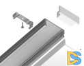 Алюминиевый накладной профиль Ambrella Light Alum Profile GP1700AL