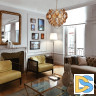 Подвесной светильник Crystal Lux Deseo SP6 D460 Gold