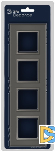 Рамка на 4 поста Эра Elegance 14-5104-16 Б0065839