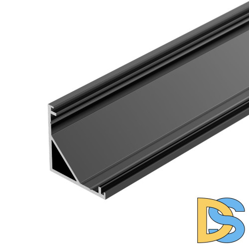 Алюминиевый профиль Arlight SL-KANT-H20-2000 BLACK 049016