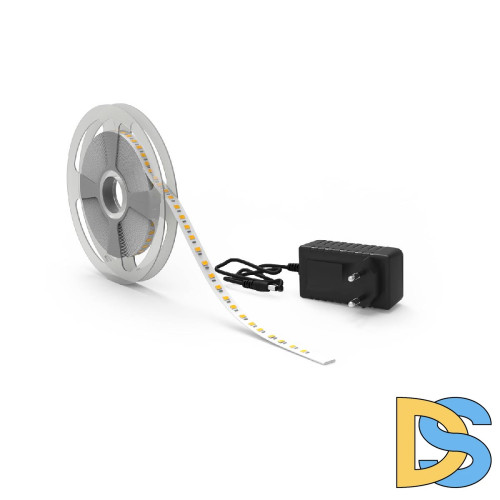 Светодиодная лента Gauss Basic 12В 2835 14,4Вт/м 3000K 5м IP20 BT085