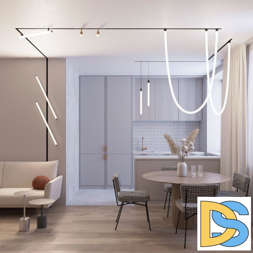 Трековый магнитный светильник Arlight MAG-ORIENT-SPOT-R45-12W Day4000 (GD, 24 deg, 48V) 040889