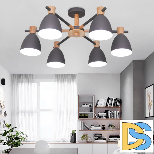 Люстра на штанге ImperiumLoft Folke 178028-26