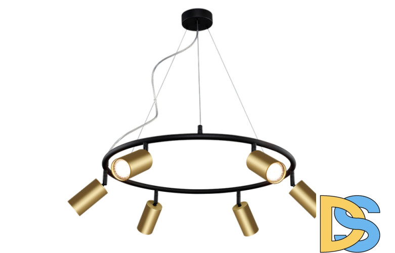 Подвесная люстра Crystal Lux CLT 015C6 D600 BL-GO