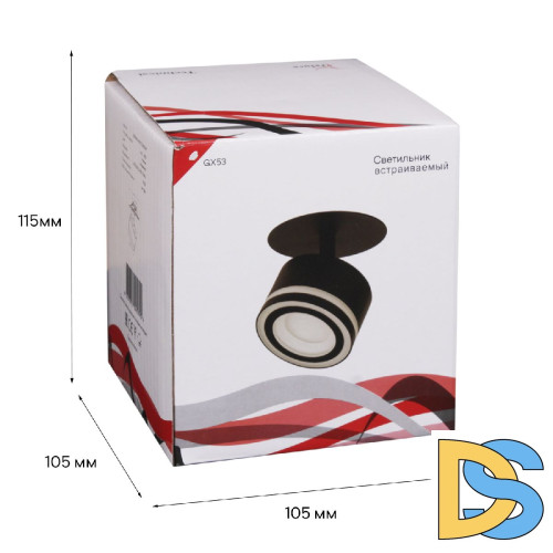 Встраиваемый спот Reluce 53024-9.0-001CT GX53 BK