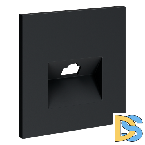 Накладка для розетки компьютерной RJ45 кат.6, S70 (графит)