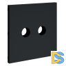 Накладка для розетки телевизионной оконечной TV+SAT, S70 (графит)