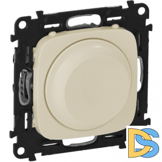 Светорегулятор Legrand Valena Allure поворотный 752060+752046 Слоновая кость