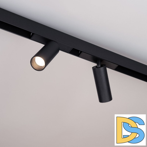 Трековый магнитный светильник Arlight MAG-SPOT-25-R90-9W Day4000 (BK, 30 deg, 24V, DALI) 046300