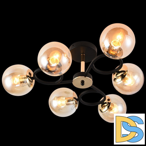 Люстра на штанге Reluce 01338-0.3-06 BK+FGD