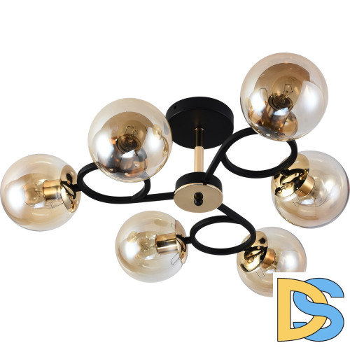 Люстра на штанге Reluce 01338-0.3-06 BK+FGD