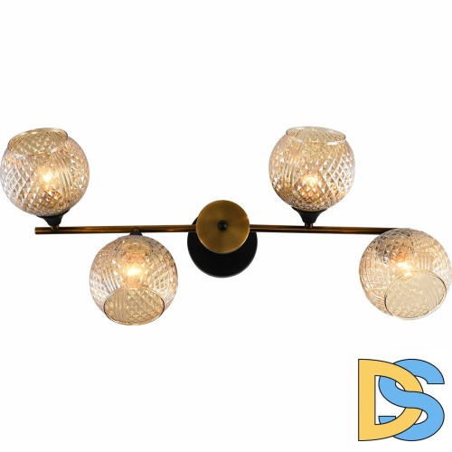 Люстра на штанге Reluce 11341-0.3-04 GOLD BRONZE+BK