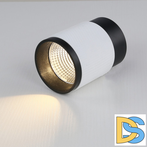 Накладной светильник iLedex Delta 1955-10W-3000K-36 BK+WH