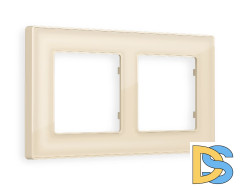 Рамка двухместная Ambrella Volt Arctic AF580302