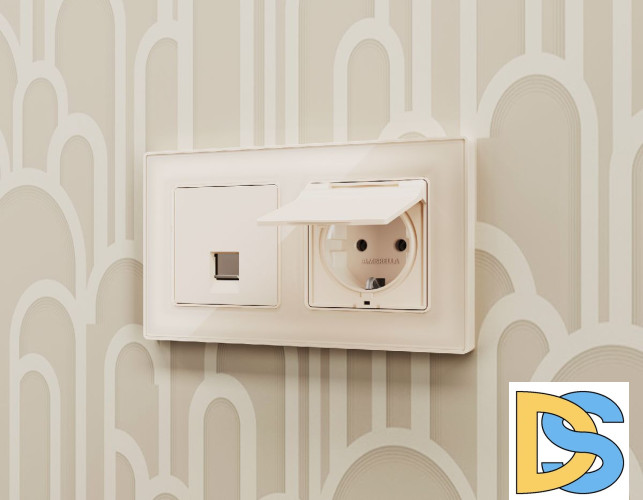 Рамка двухместная Ambrella Volt Arctic AF580302