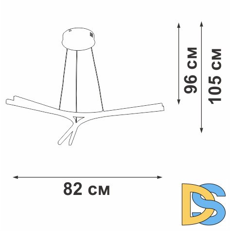 Подвесная люстра Vitaluce V2708-9/3S