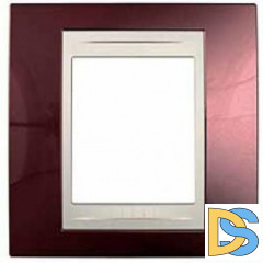 Рамка 1-ая (одинарная), Терракотовый/Бежевый, серия Unica, Schneider Electric