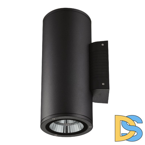 Уличный настенный светильник Uniel ULU-S22D-2x22W/2700K IP65 BLACK UL-00010851