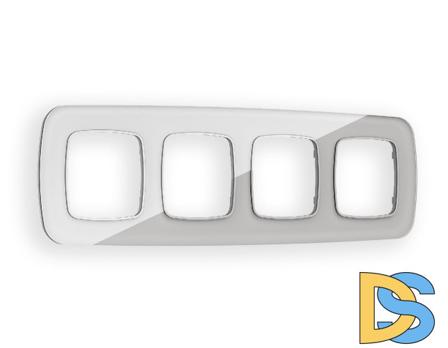 Рамка четырехместная Ambrella Volt Radian OF320404