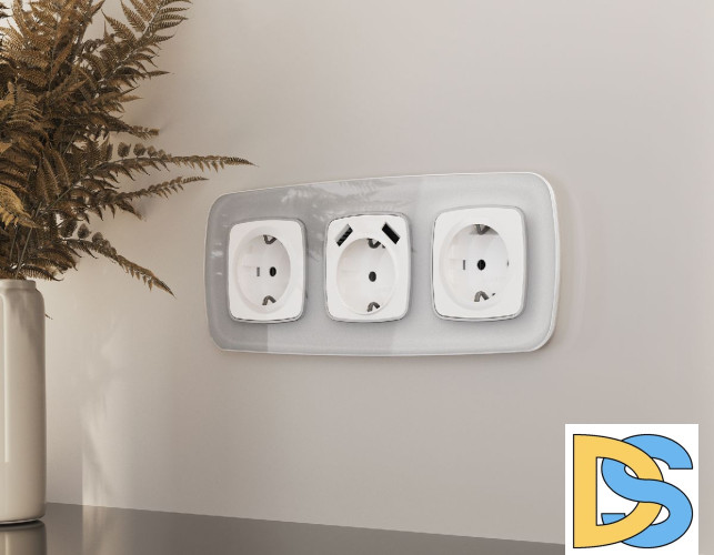 Рамка четырехместная Ambrella Volt Radian OF320404