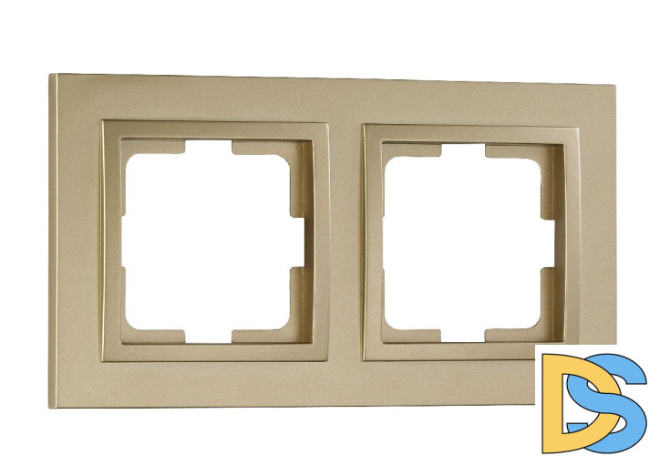 Рамка на 2 поста Mono Electric Despina титан 102-220000-161