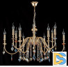 Подвесная люстра Crystal Lux MERCEDES SP6+6 GOLD/COLOR