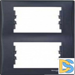 Рамка 2-ая (двойная) вертикальная, Графит, серия Sedna, Schneider Electric