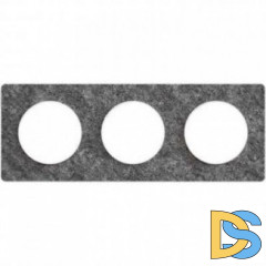 Рамка 3-ая (тройная), Черный фосфор, серия Odace, Schneider Electric