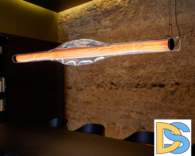 Подвесной светильник Delight Collection Dune 9118P gold/clear