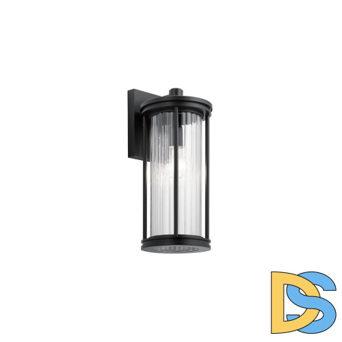 Уличный настенный светильник Kichler Barras KL-BARRAS2-M-BK
