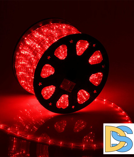 Светодиодный дюралайт Laitcom (LTC) 220В 36 LED/м 2,4 Вт/м Красный 100м IP65 F3-H1-220V-R