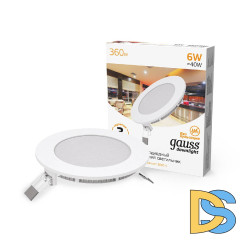 Встраиваемый светодиодный светильник Gauss 939111106