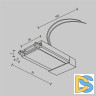 Ввод питания Maytoni Accessories for tracks Radity TRA084B-11W