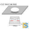 Встраиваемый светодиодный светильник Crystal Lux CLT 501C100 WH