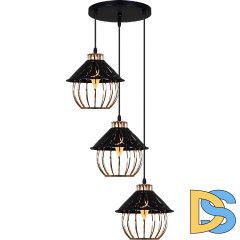 Подвесной светильник Reluce 02503-0.9-03 BK+GD