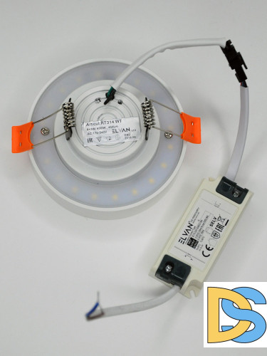 Встраиваемый светильник Elvan VLS-314R-6/3W-NH-Wh