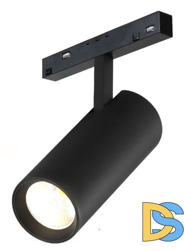 Трековый магнитный светильник iLedex Vision 4822-007-D75-30W-38DG-4000K-BK