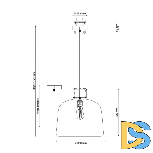 Подвесной светильник Lucia Tucci Narni 1940.1 White