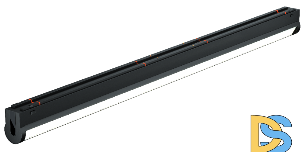 Трековый магнитный светильник iLedex Vision 4825-040-L497-24W-110DG-3000K-BK