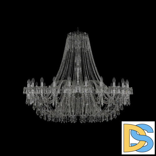 Подвесная люстра Bohemia Ivele Crystal 1403/24/530 Ni