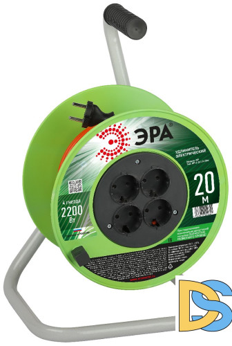 Удлинитель силовой Эра RP-4-2x1.0-20m Б0059781