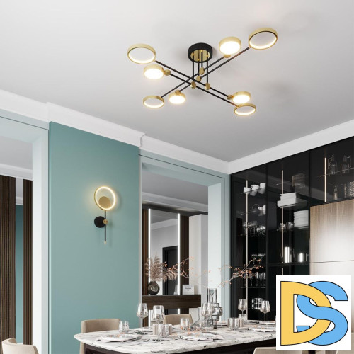 Потолочная люстра Odeon Light Denzel 4320/75CL